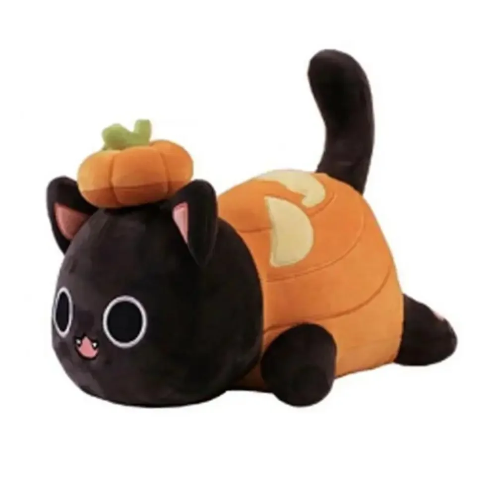 Aphmau Meows Gatto Peluche Morbido Meemeow Farcito Ciambella Gatto Peluche Kawaii Francese Cheeseb Fryurger Cibo Peluche Bambola Regali Di Natale