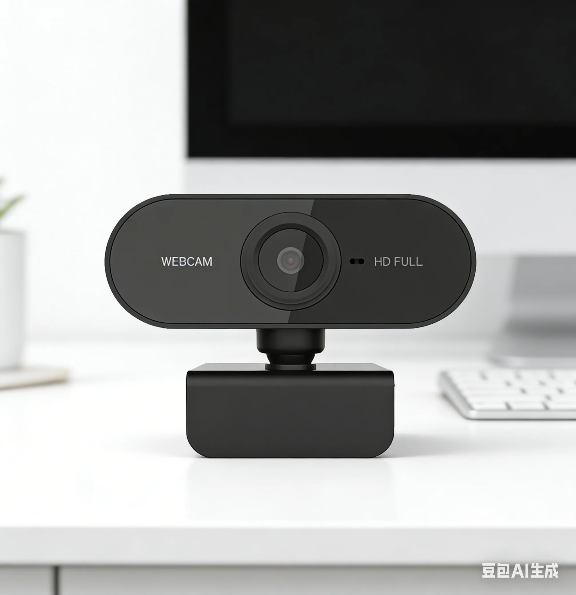 USB Webcam with Microphone, Plug and Play Computer Camera for Video Calling, Zoom, Teams, Streaming, Compatible with PC and Mac