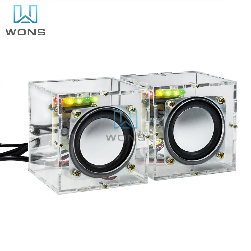 Mini Speaker Power Amplifier Board DIY Kits Computer Speaker Skills Welding Training Accessories DIY Production Electronic Kit