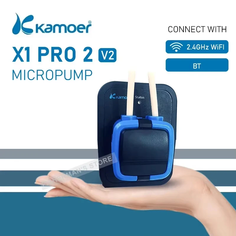 Kamoer X1 PRO 2 V2 Bluetooth WiFi APP Dosing Pump Fish Tank Aquarium Pump Nutrient Droplet Pump
