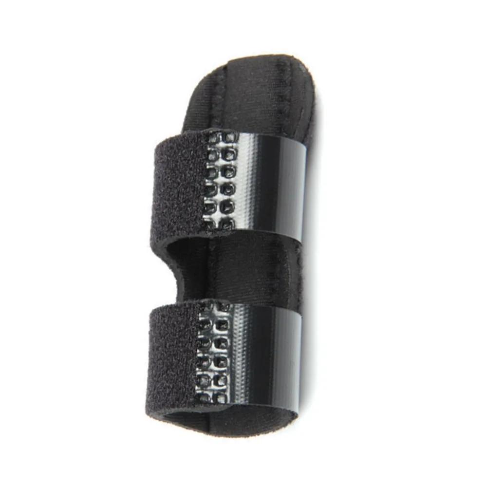 SBR OK Cloth Aluminum Strip Finger Splint Black Blue Nude Grey Adjustable Index Finger Support Tie Strap Bandage Sports Safety