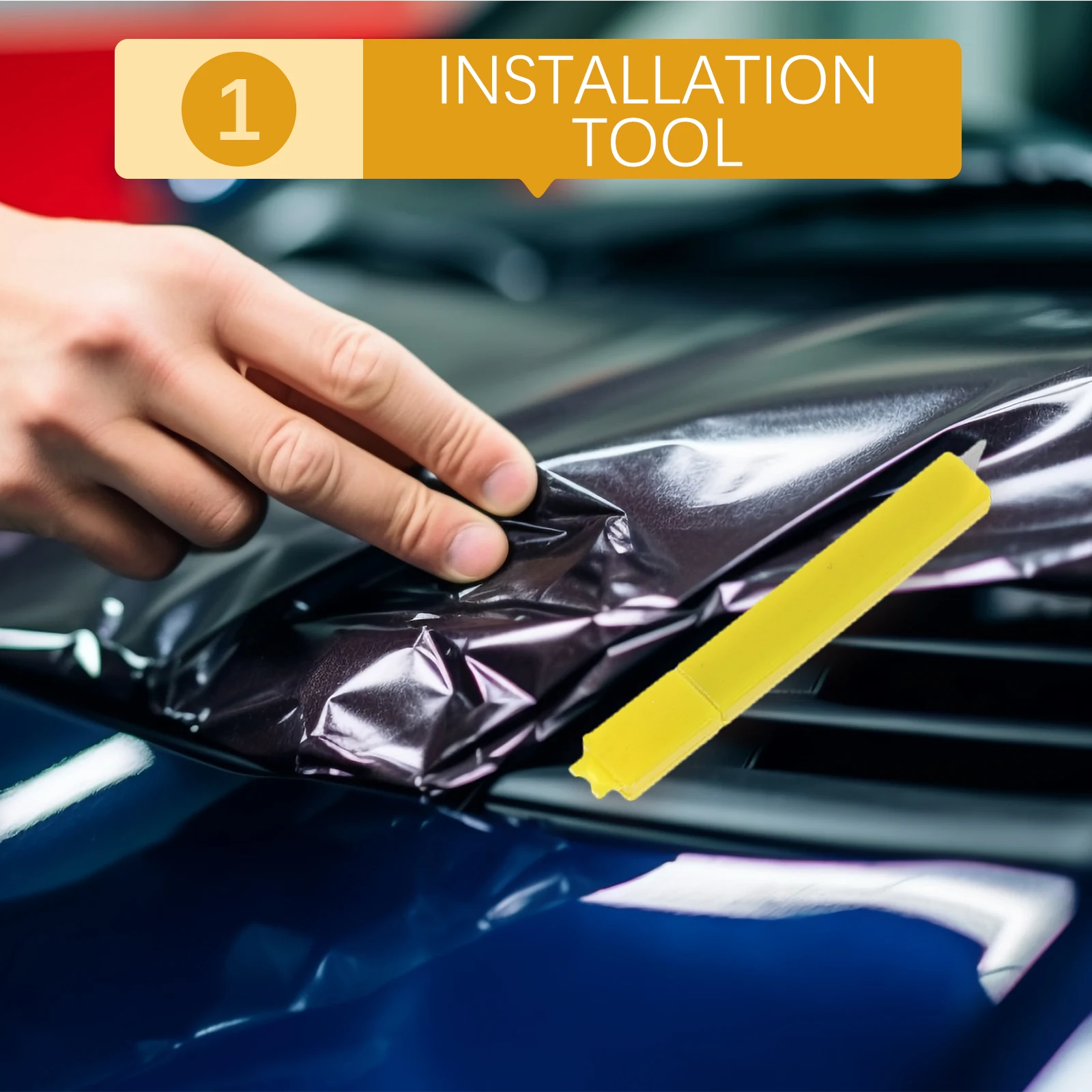 

4 pcs Professional Tools Kit Window Tint Film Squeegee Protective Film Installing Tool For Decals Sign Making Delicate