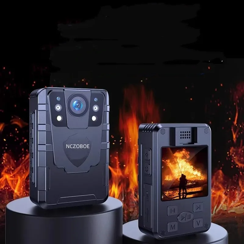 

NCZOBOE 1080P Body Cam 3200mAh Battery Mini Camera Bodycam Night Vision for Hiking Law Enforcement Pet Walking