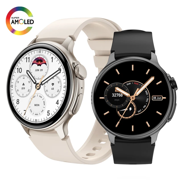 AMOLED Screen S58 Bluetooth Call Smart Watch Sports Fitness Tracker Heart Rate Monitoring Custom Dial Smartwatch For Android IOS AliExpress