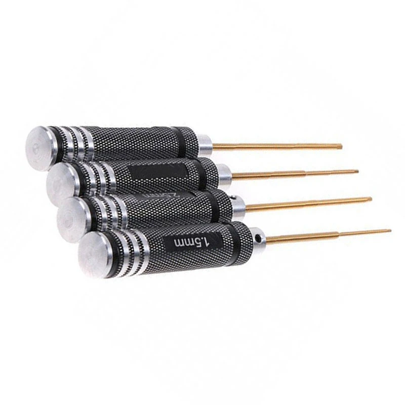 4PCS Hex Screw Driver เครื่องมือไขควงชุดสําหรับเฮลิคอปเตอร์ RC FPV Racing Drone RC Quadcopter รถชุดเครื่องมือ