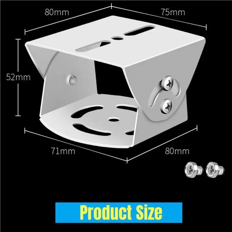 Top Sale 2X 2D Adjustable Security Surveillance CCTV Camera Mounting Bracket Duckbill Head Universal Joint Bracket
