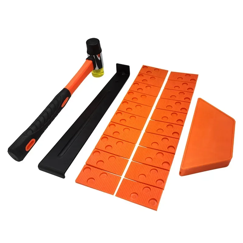 Complete DIY Wood Flooring Laminate Installation Floor Fitting Kit Tools with 20pcs Spacers for Easy Floor Fitting