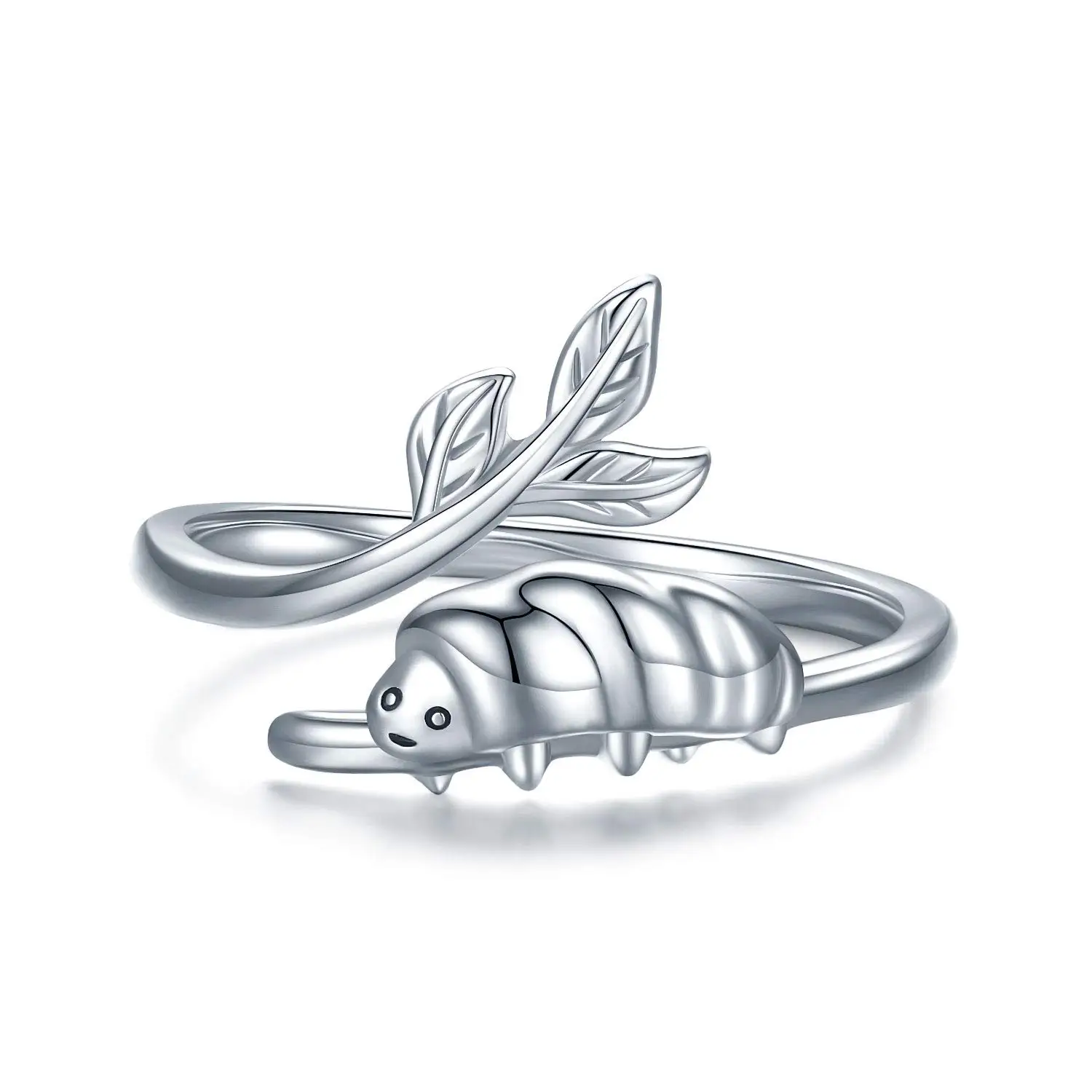 Harong Tardigrade Ring Funny Microbe Animal Ring Open Ring Water Bear Jewelry Gift for Ladies Valentine's Day present