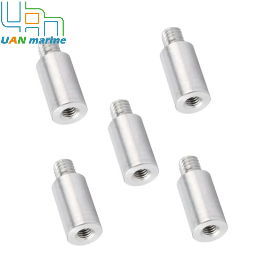 5Pcs  New Zinc Saltwater  anode for Volvo Penta AD AQ AQAD BB D4 D5 D6 D7 D8 D9 D11 3838499 800476 804107 838929 858501 18-6001