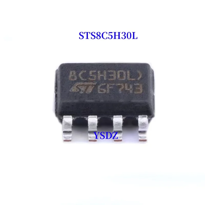 5~100pcs/lot new STS8C5H30L MOSFET 30V 8A/5.4A 8SOI STS8C5H30 SOP8 ST S8C5H30L STS 8C5H30L