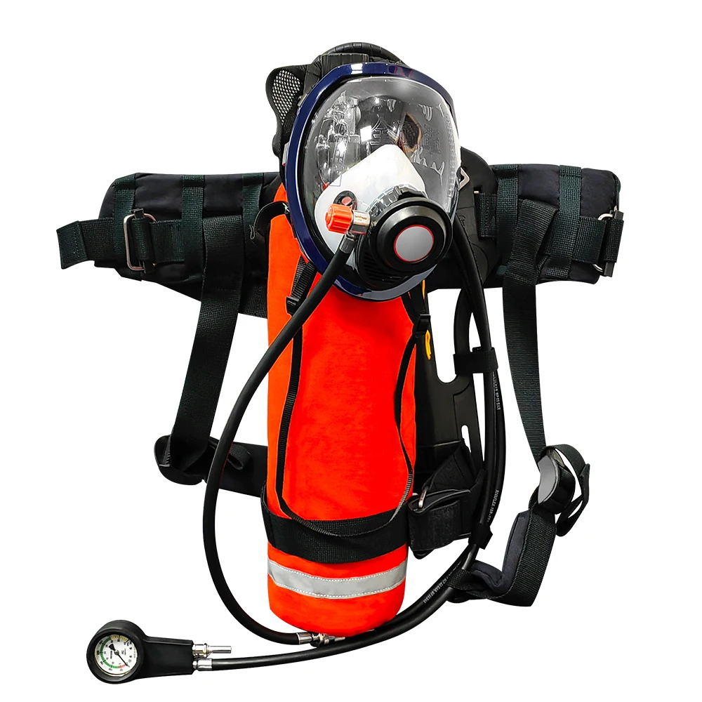 Fire Fighting Equipment Scba Rhzk6.8 Positive Pressure Self Contained Air Breathing Apparatus