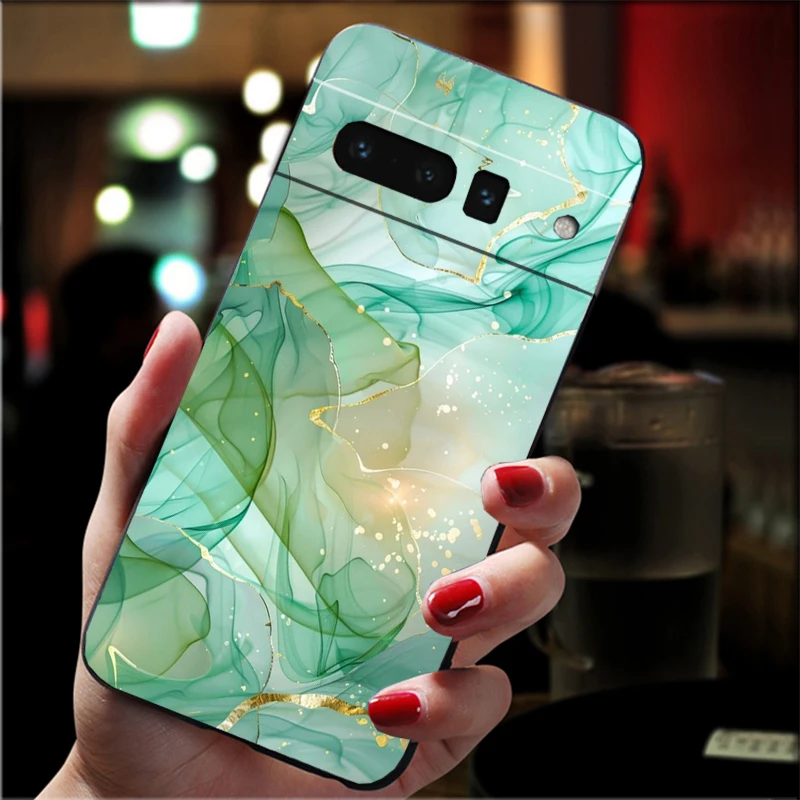 

Phone Case For Google Pixel 10 9 Pro XL 9A 8 7 6 Pro Pixel 8A 7A 6A Pixel 8 7 6 5 Marble Case