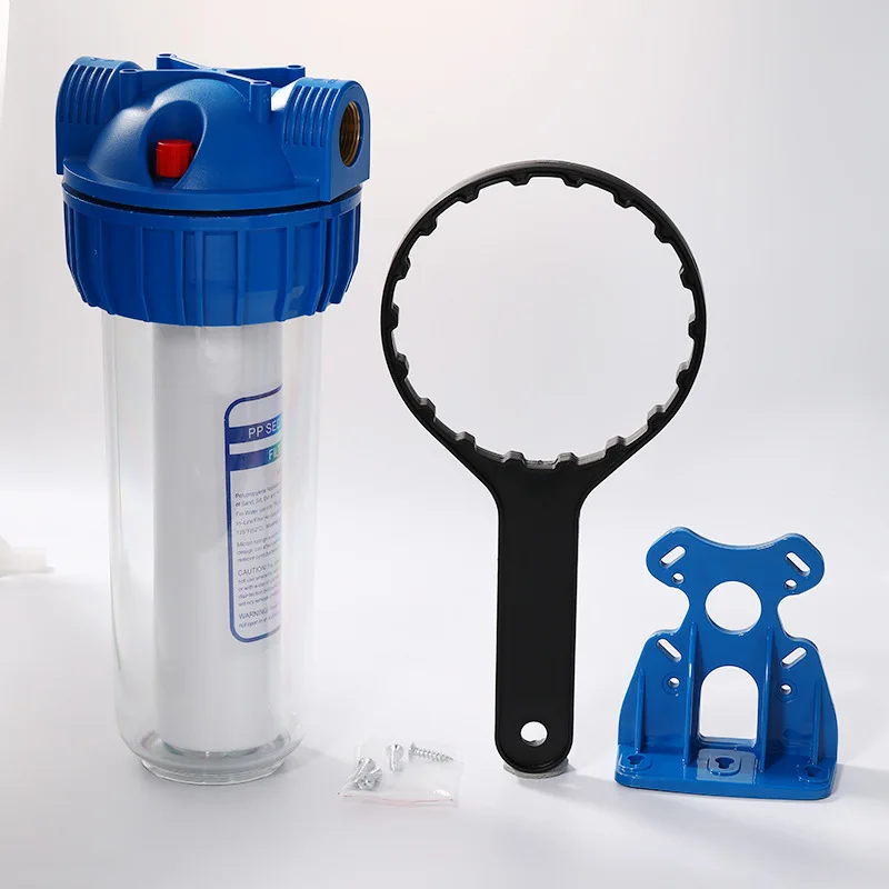10 Inch Clear Filter Housing for Pressure Washer and Livestock Farm, Italian Style Transparent Sediment Filter Bottle