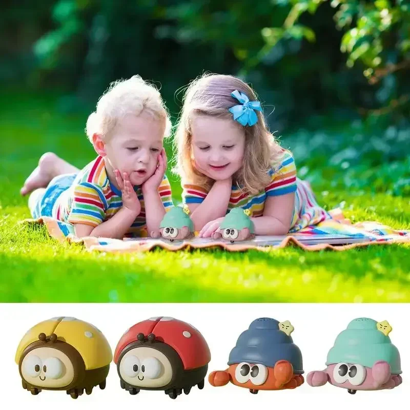 Soprando bola brinquedo para bebês crianças joaninha pairar bola ventilador brinquedos suspensos treinamento de atenção educação precoce brinquedo educativo