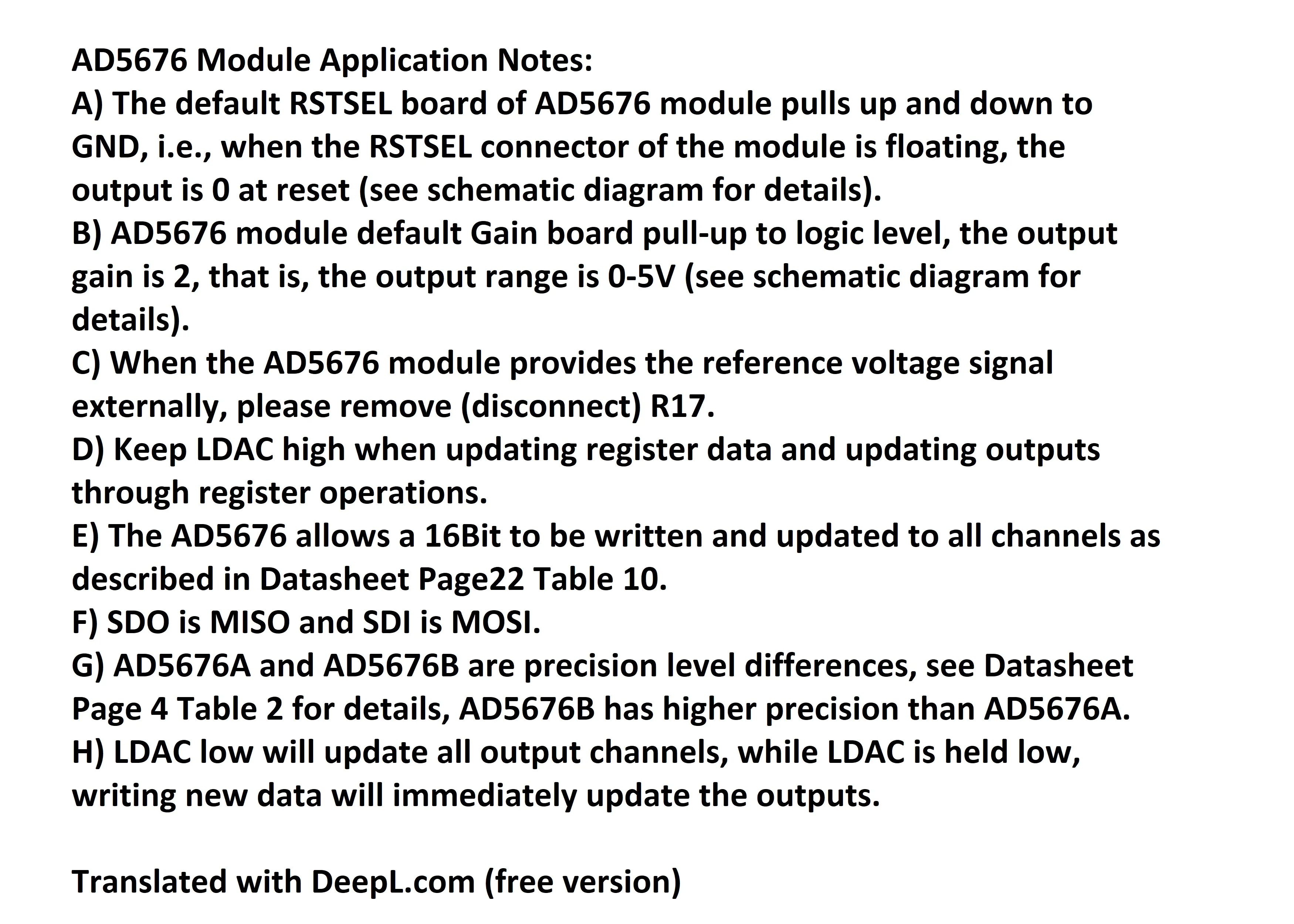 Ad5676 Entwicklungs platine 8-Kanal-16-Bit-Dac-Modul – Detail 6