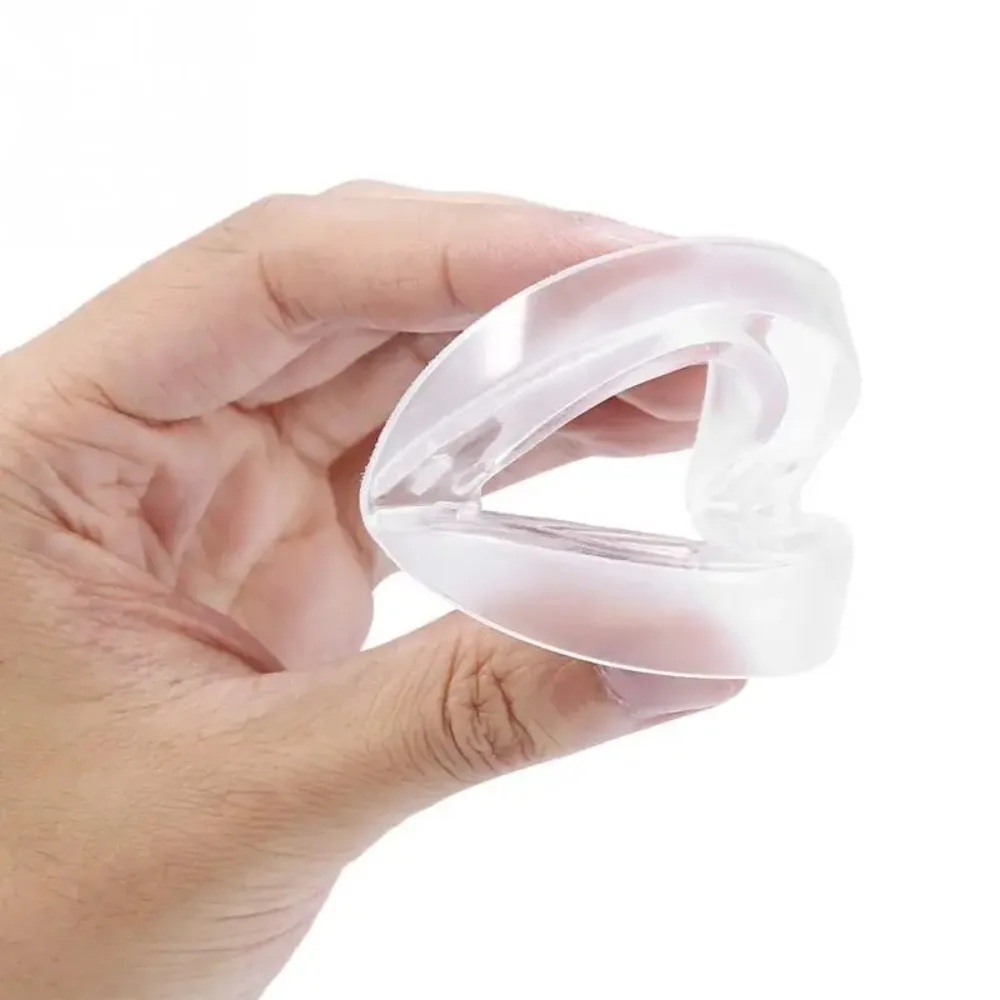 Anti Snore Foldable Bruxism Oral Mouth Guard  Double Layer Mouthpiece Snore Grind Aid Anti Snore Device