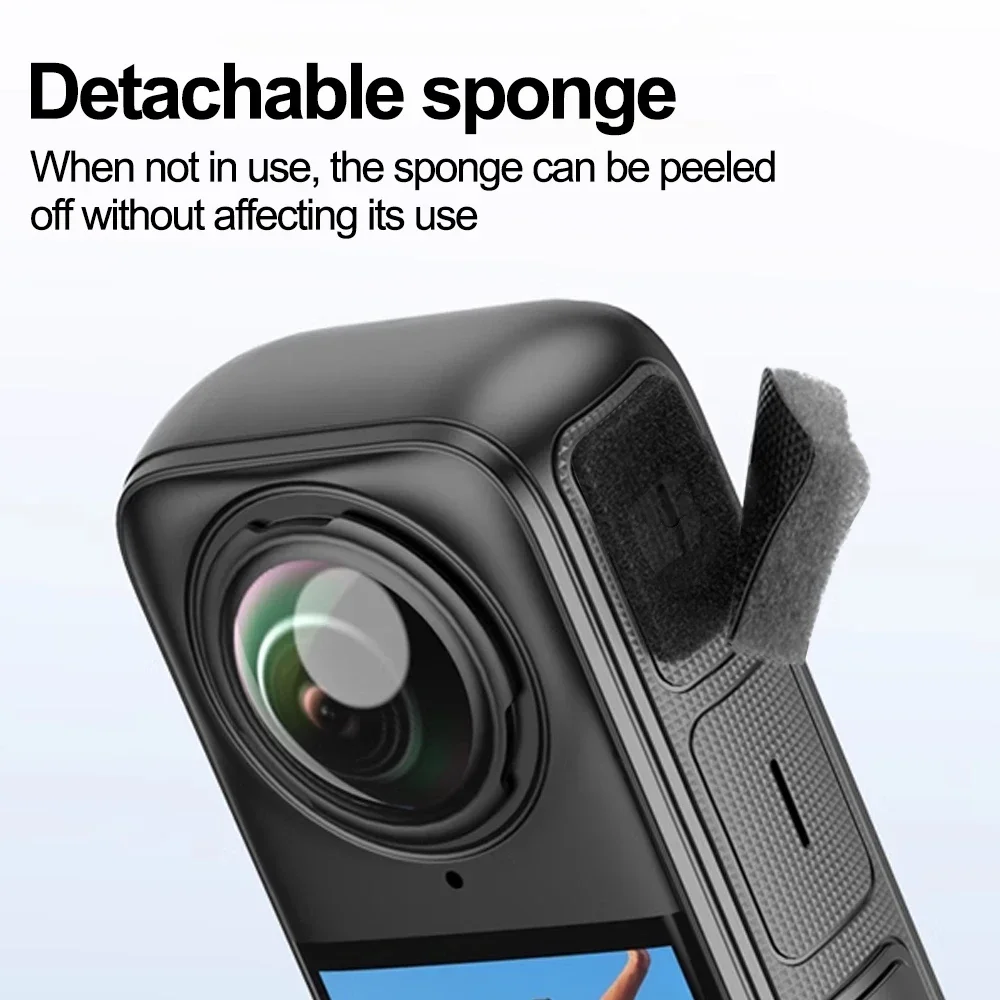 12PCS Noise-Reducing Windproof Cotton For Insta360 X4 Camera Microphone Wind Muff Outdoor Action Video Windshield Sponge