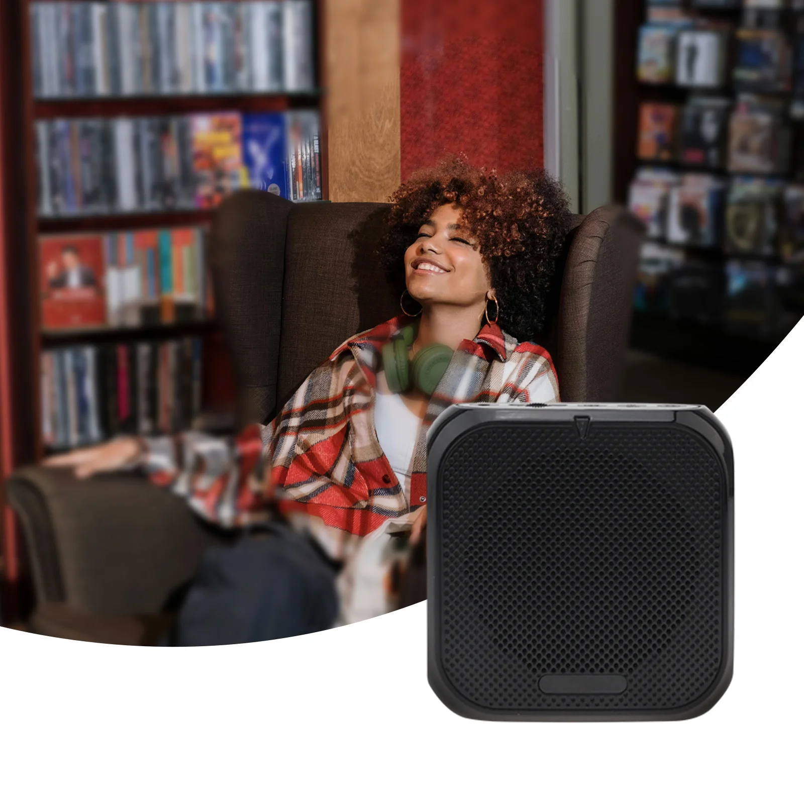Rolton K400 3 Colors Portable Wired Mini Audio Speaker Megaphone Voice Amplifier Loudspeaker Microphone Waist Band Clip