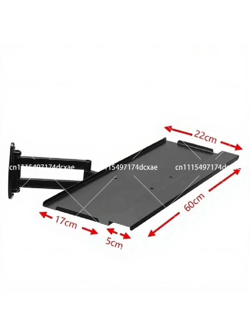 Sim Racing MOD Aluminum Keyboard Mouse Tray Rotary Holder Wall Mounted Stand Bracket for Gaming Simulator