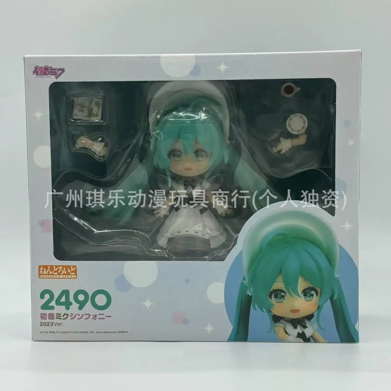 10cm anime hatsune miku sinfonia empregada traje mobilidade conjunta figura de ação modo pvc brinquedo boneca mesa decoração coleção presentes encaixotados