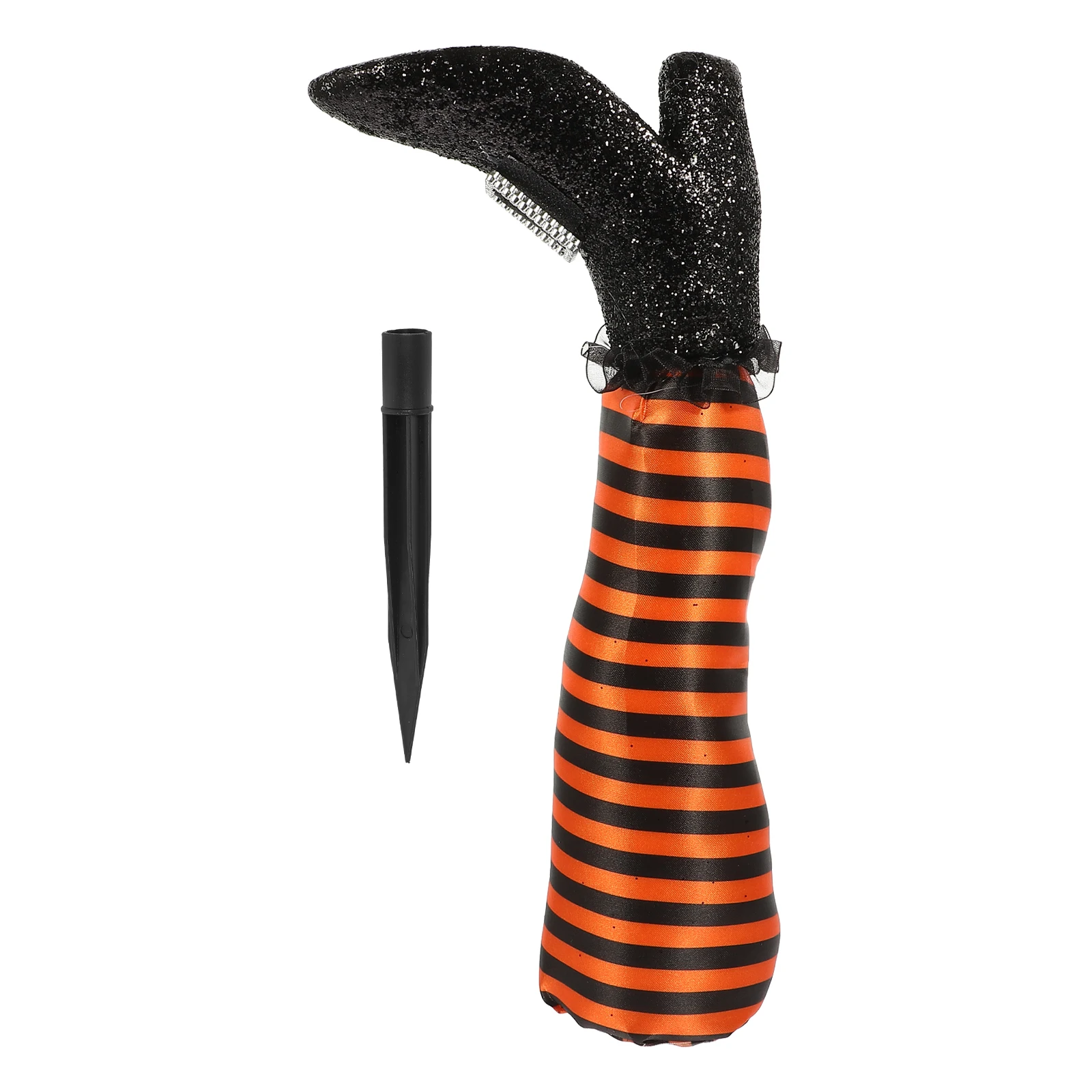 

Halloween Witch Legs Decorations Scary Atmosphere Party Garden Lawn Yard Flower Bed Stake Ground Reusable Storage Creative
