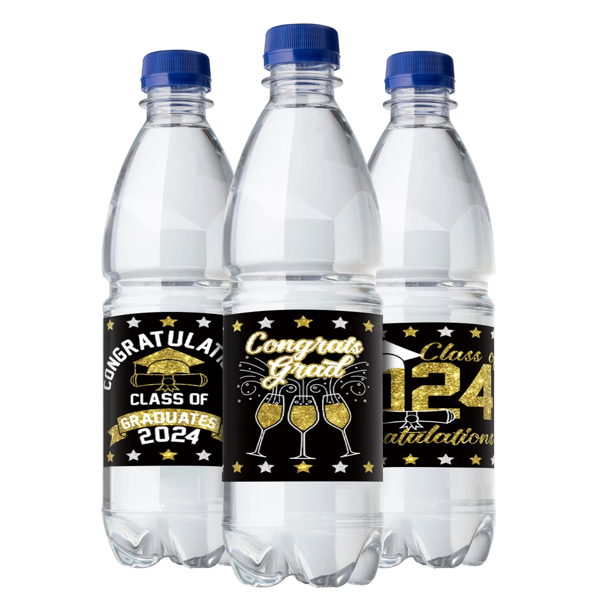 ملصقات المياه المعدنية للتخرج ، فئة ، ملصقات ديكورات حفلات التخرج ، زخرفة الزجاجة المخصصة ، هدية ، 15 دولارًا