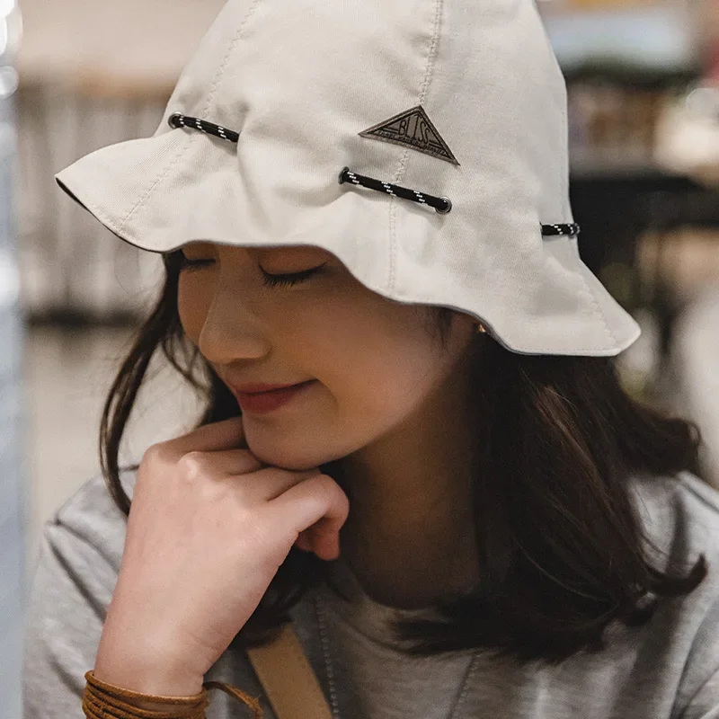 Maden Retro Bucket Hats for Women Luxury  Cotton Outdoor Reversible Fishing Hat Cute Sun Fisherman Cap Casual Bob Panama Caps