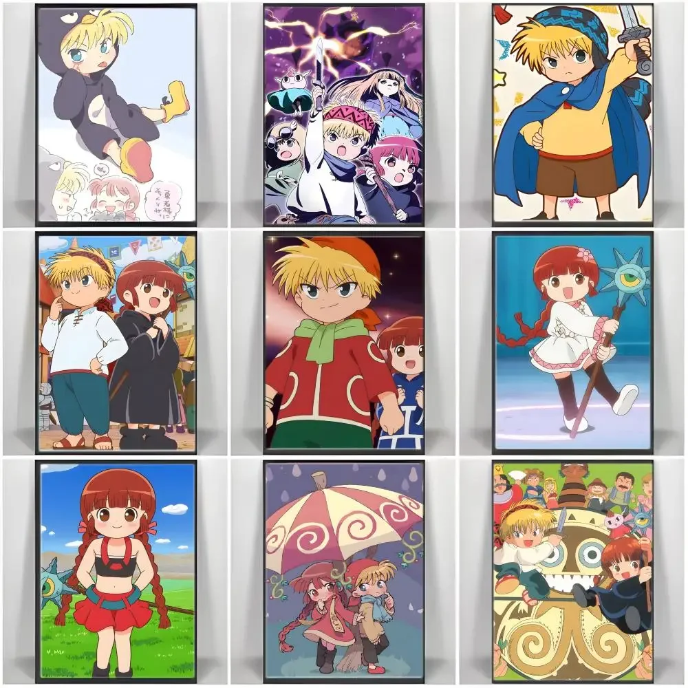 Anime M-Magical Circle Guru Guru Poster Self-adhesive Art Waterproof Paper Sticker Coffee House Bar Room Wall Decor