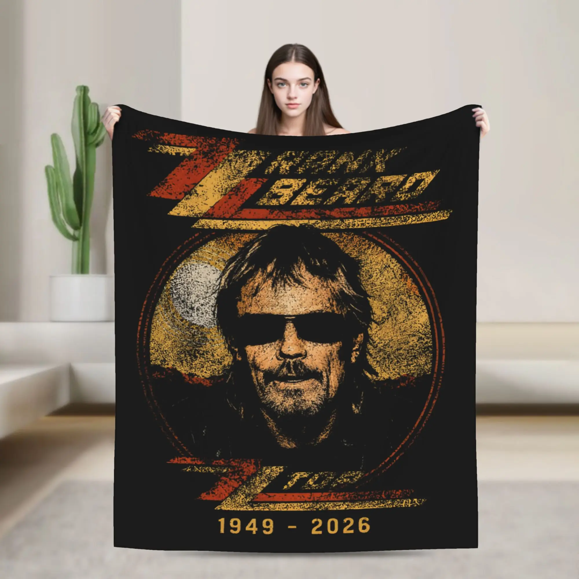 RIP Frank Beard Throw Blanket for Couch  Soft Cozy Plush Blanket 50x60 Inch Multiple Sizes Bedspreads for All Seasons