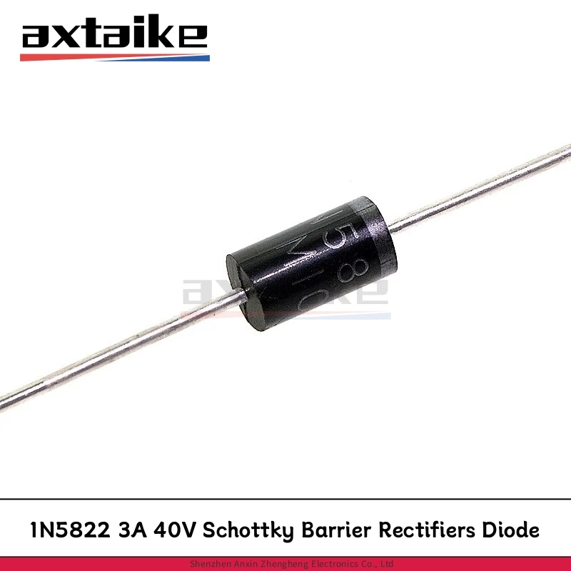 50PCS 1N5822 3A 40V DO-27 DO-201AD IN5822 1N5820 1N5821 Universal DIP 5822 Schottky Barrier Rectifiers Diode