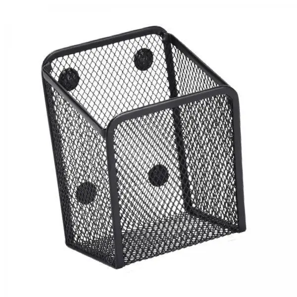 Desk Pen Holder Large Capacity Iron Mesh Pencil Organizer Storage Basket for Student Art Supply and Office