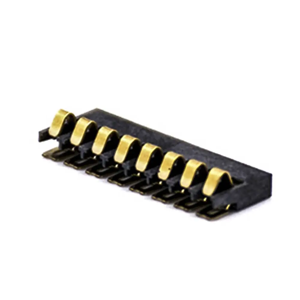 8 Pin 2.0PH SMT Battery Connector 1.7mm Height for Mobile Phone Lithium Battery, FPC BTB Socket