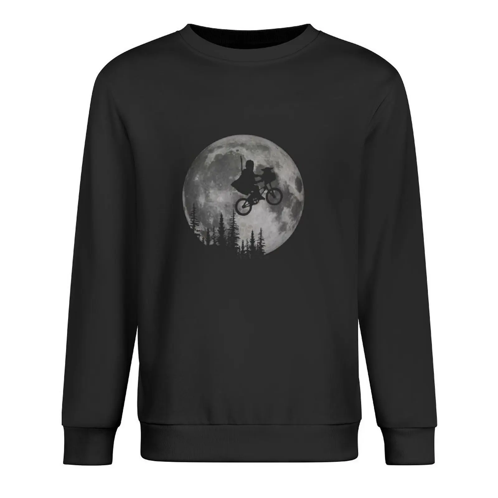 

Across The Moon With The Child Pullover clothes for men autumn jacket men male clothes men's sweat-shirt sweatshirts men