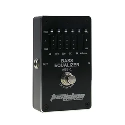 AROMA AEB-1 Electric bass Effect Pedal 5-segment adjustable EQ Effect 5 band frequency 50Hz/150Hz/500Hz/3000Hz/9000Hz
