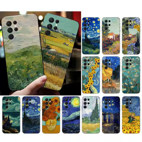 Vincent Van Gogh Art Phone Case For Samsung S25 S24 S23 S22 S21 Ultra S24 S23 S22 S21 Plus S24 S21 S20 FE