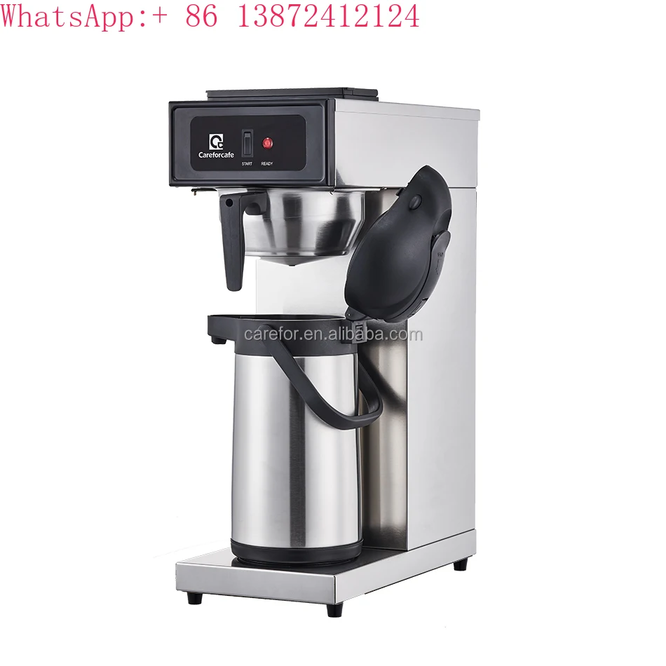 Commercial Coffee Brewer Dripper Catering  Coffee Maker Stainless Steel Fully Automatic Coffee Machine for Office