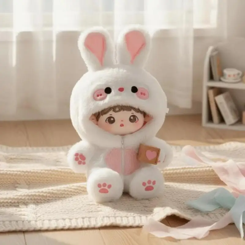 

Lovely Animal Theme Doll Clothes Soft Plush Garment For 20cm Cotton Dolls Children Role Play Doll Dressingup Accessories A2UB