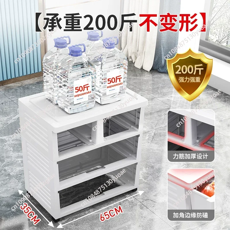 Slim Gap Storage Cabinet, Drawer Storage for Bathroom and Kitchen, Compact Storage Box for Toys and Small Items
