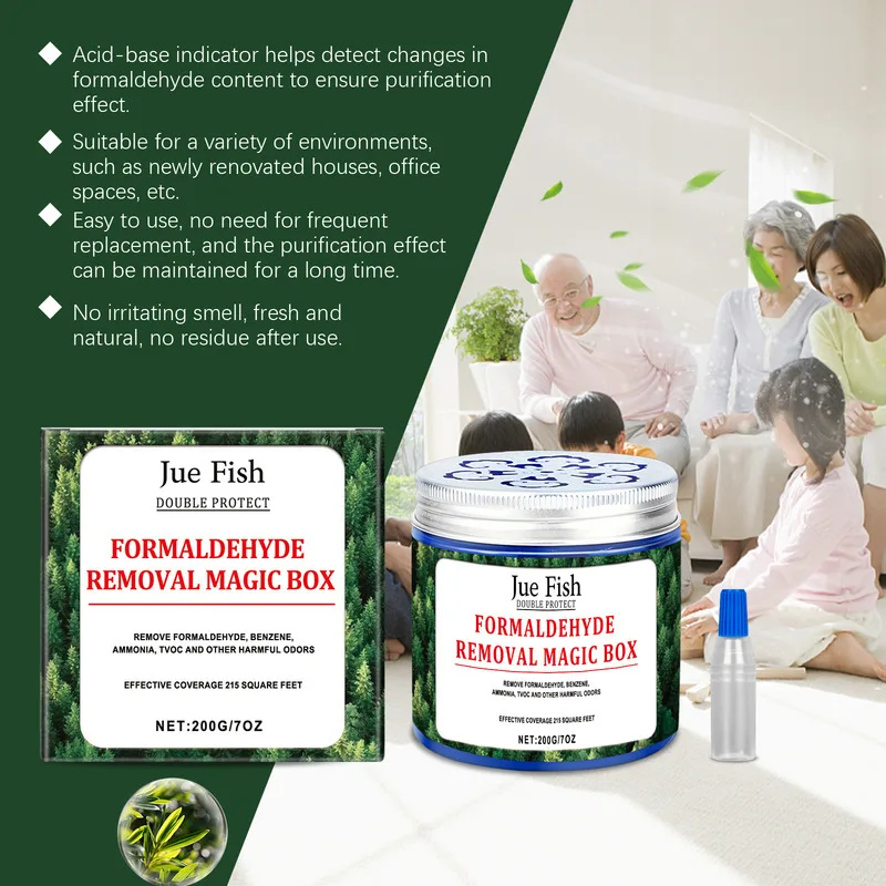 

Formaldehyde Removal Magic Box Indoor Home Office New Renovation Odor Fresh Air Cleaning Formaldehyde Free Space