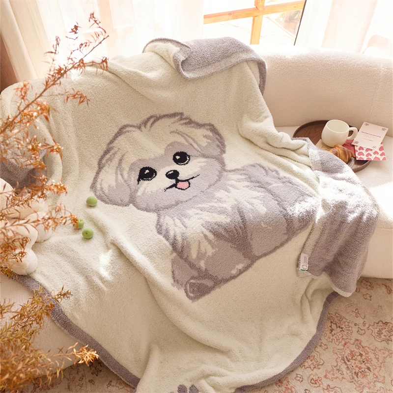 md-new-soft-cute-puppy-dog-100-polyester-microfiber-knitted-throw-blanket-home-decoration-custom-sofa-couch