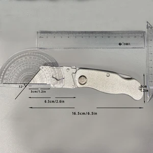 Retractable Electrician Sharp Utility Knife, sharp cut, heavy-hardness, folding knife, aluminum plastic cable, lock blade, portable assembly 6 Main Sales Retractable Pockets - №6
