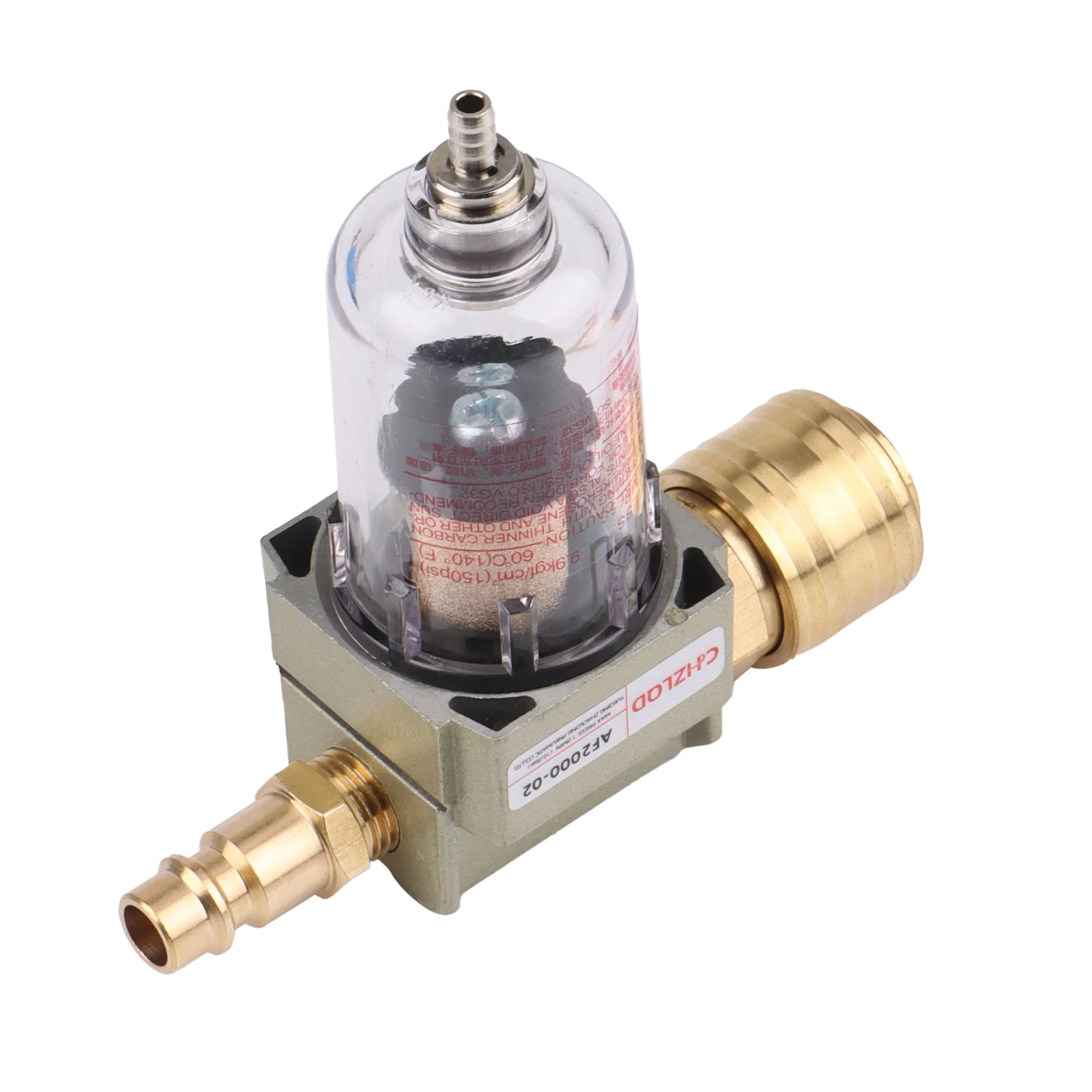 

прочный масляный водоотделительный фильтр, 1 шт., фильтр сжатого воздуха, включая быстроразъемное соединение 1/4 дюйма для компрессора-ABQU