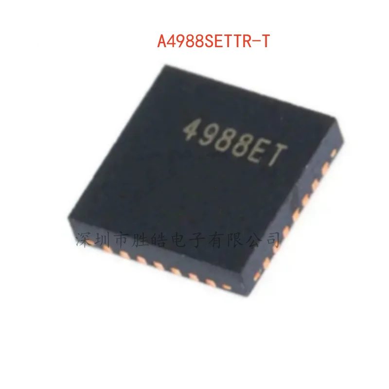 

(2PCS) NEW A4988SETTR-T A4988 Microstep Motor Driver 3D QFN-28 A4988SETTR-T Integrated Circuit