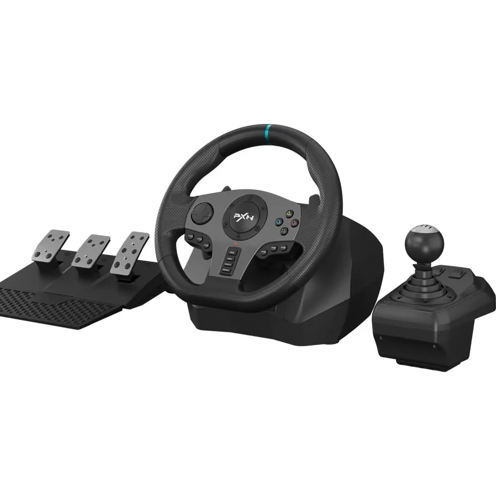 Steering Wheel Gaming for PC V9 Gaming Steering Wheel 270/900 Degree Racing Wheel with Pedals Shifter Xbox One,Xbox Series S/X