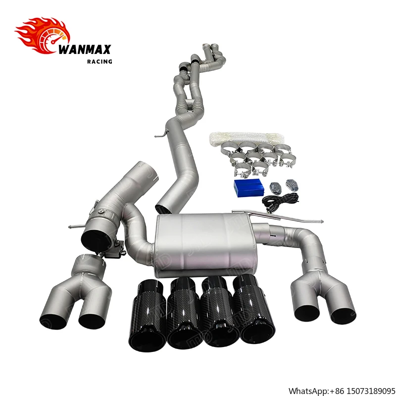 

Высокопроизводительная выхлопная система Catback с клапанами из нержавеющей стали 304 для BMW M3, M4, F80, F82, F8x