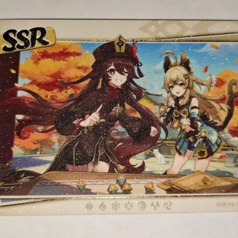 Goddess Story Earthly journeys SSR card Keqing Raiden Shogun Faruzan Fischl Navia boy Toy collection Birthday Christmas gifts