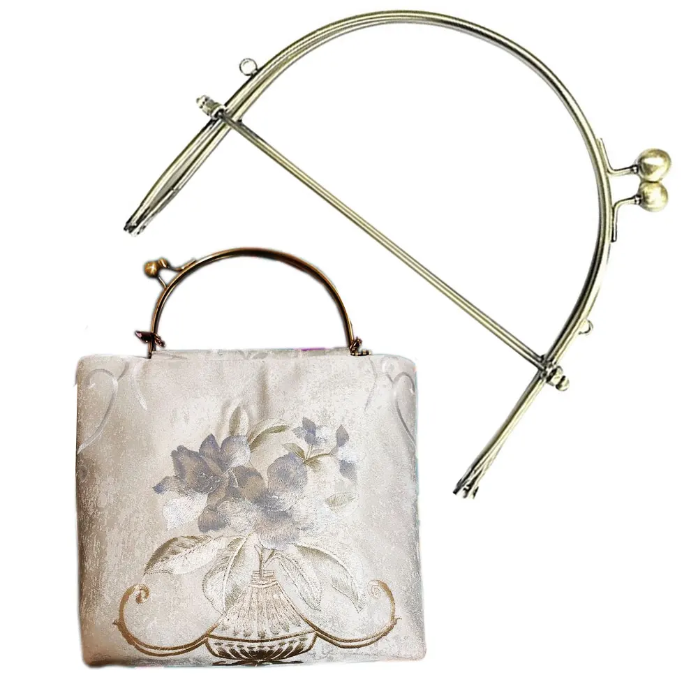 

10 шт. 15,5 см 10,5 см Металлическая рамка для сумки-клатча под старинную латунь, застежка-поцелуй, детали для ручек сумок и кошельков, для шитья и рукоделия