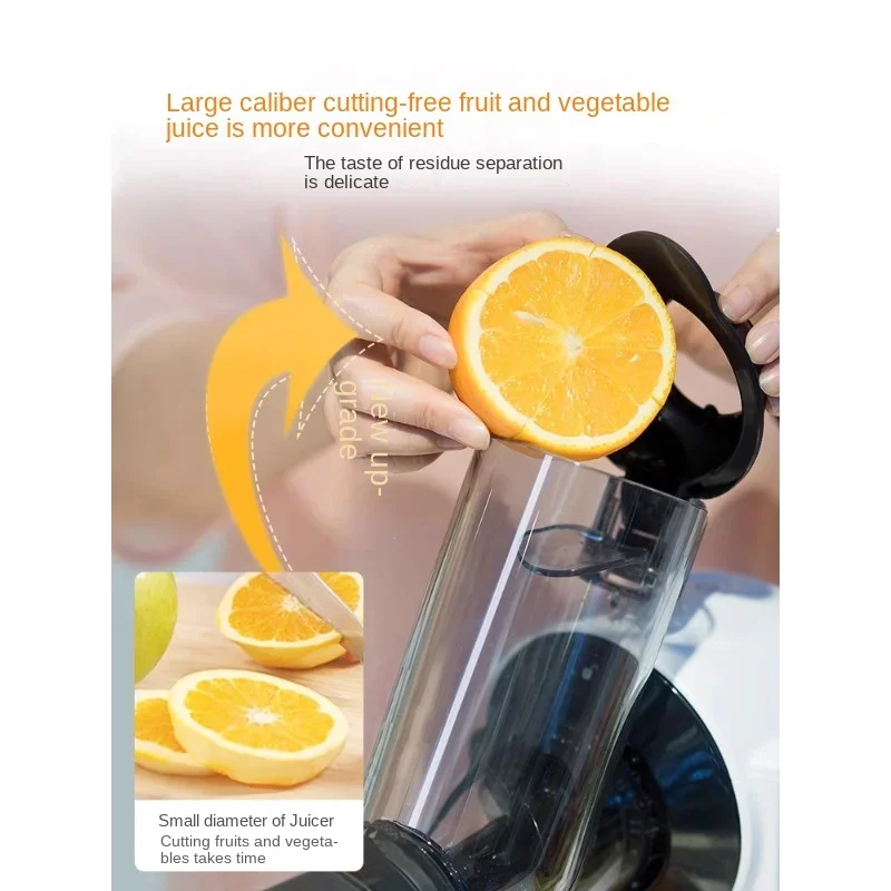Juicer Large Diameter Household Portable Multi-Function Automatic Fruit and Vegetable Juicer