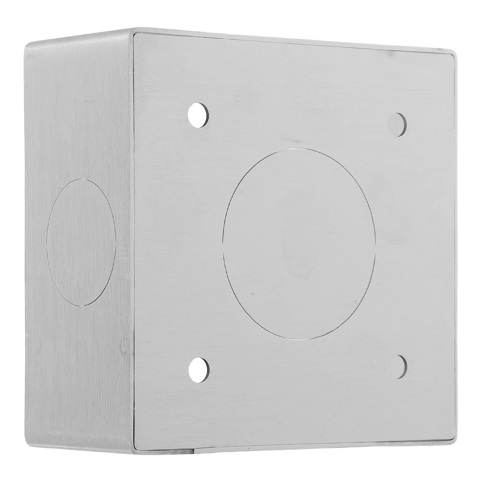 

Stainless Steel Wall Surface Mount Junction Box Fireproof Electrical Outlet Panel Universal Design for Home Office Durable Easy