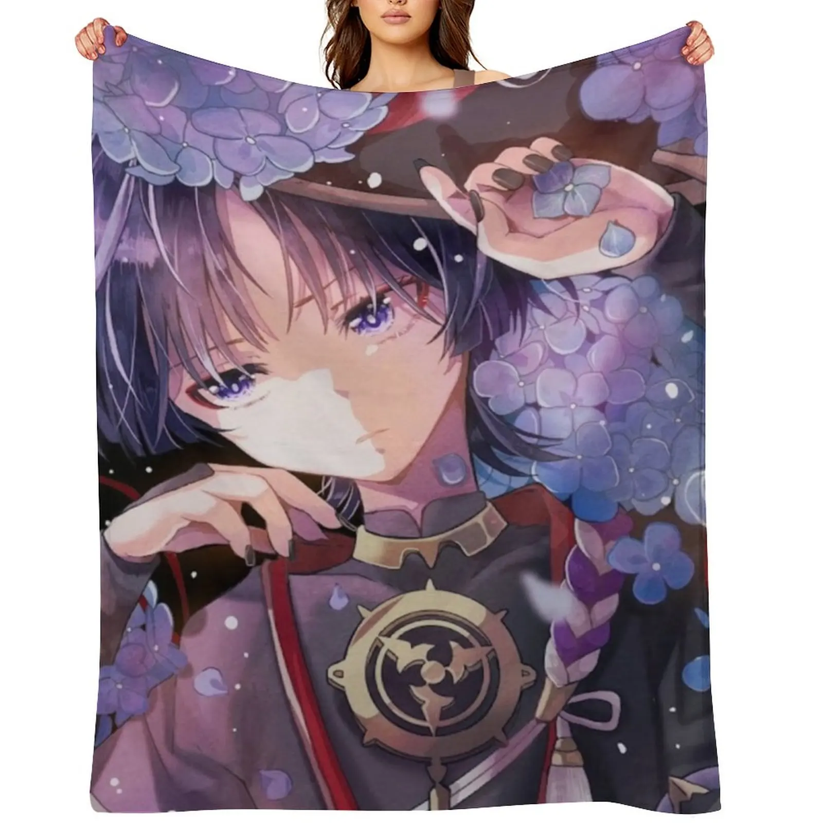 

genshin scaramouche #1 Throw Blanket Decorative Beds Furrys blankets ands Plaid Blankets